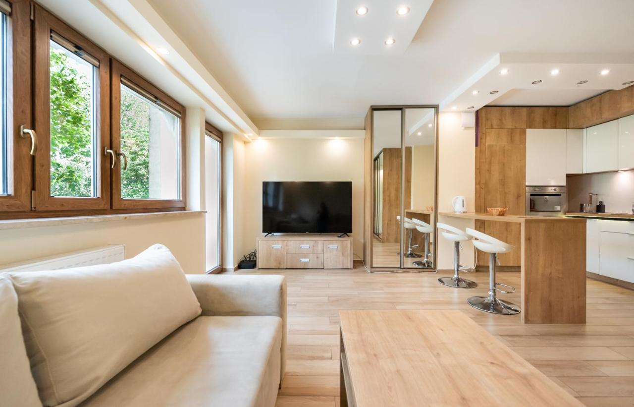 Mokotow Orzycka Beige Studio Warsawa Bagian luar foto